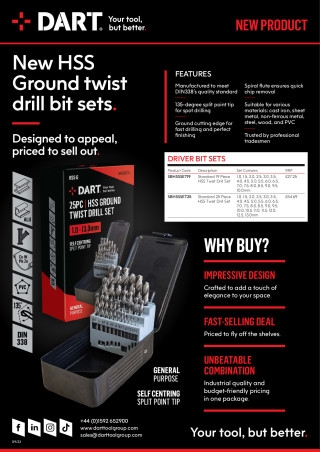 Dart New Products Flyer Twist Drill Set